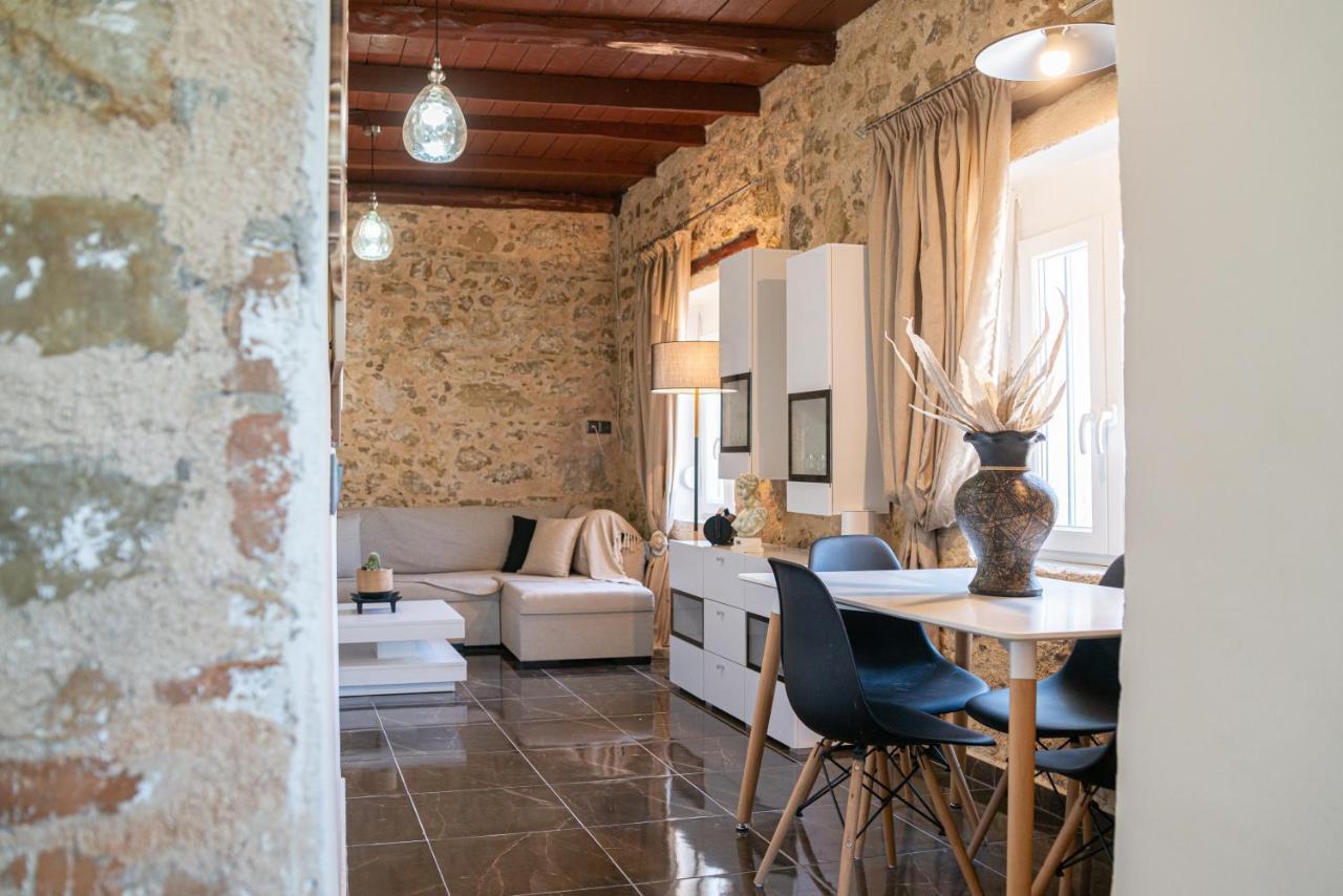 Villa Olea Stone House Near The Sea à Notos Extérieur photo