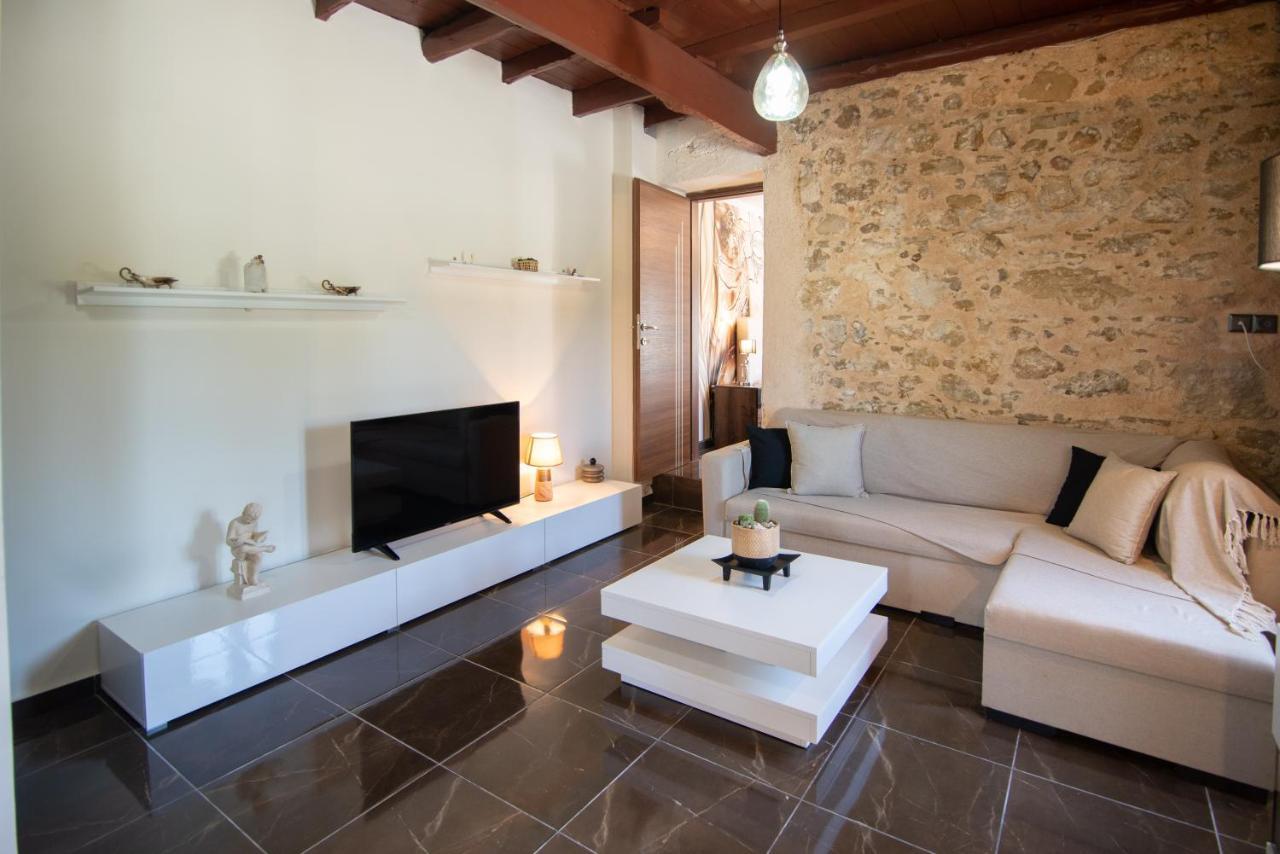 Villa Olea Stone House Near The Sea à Notos Extérieur photo