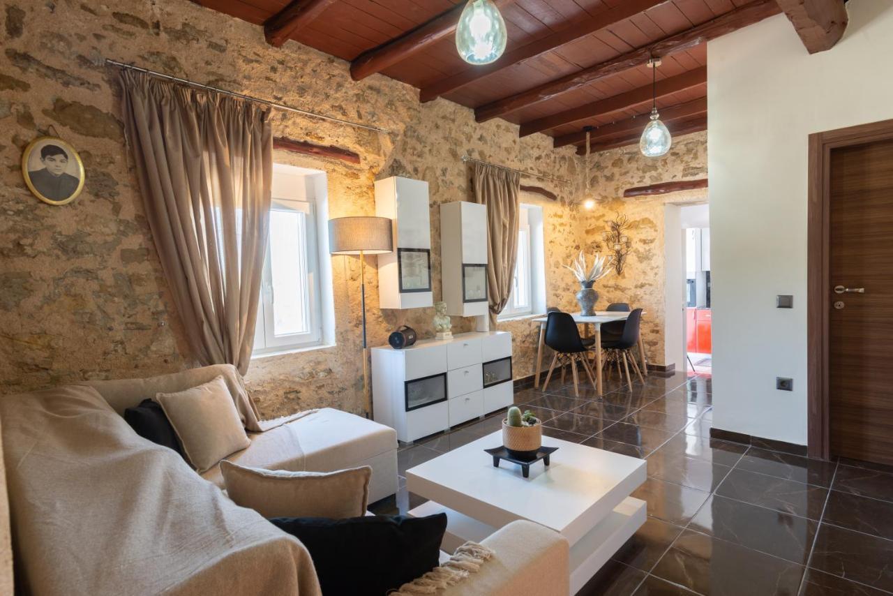 Villa Olea Stone House Near The Sea à Notos Extérieur photo